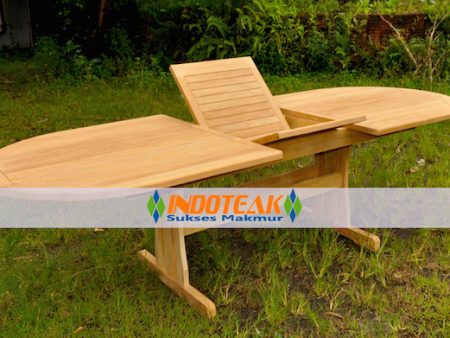 Oval Extending Table 120CM - Mod A