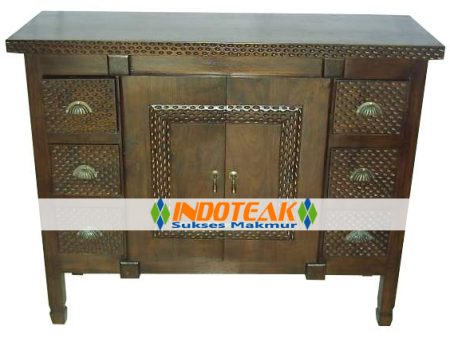 Teak Buffet Nakas Tutul