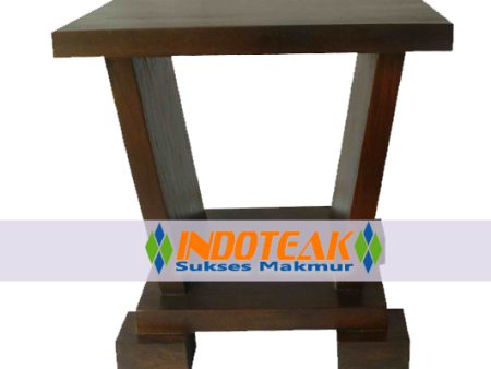 Teak Triangle Table