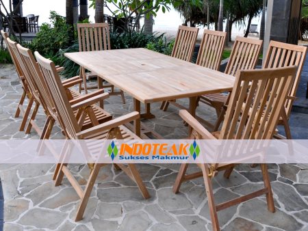 Rectangular Table Sets Reclinning Chairs for 10 People