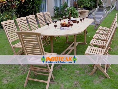 Monaco Furniture Sets 12 Foldable Chairs