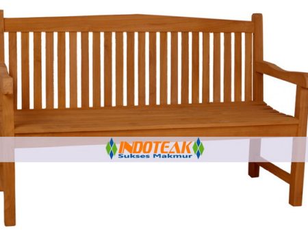 Teak Java bench Curved Top 180 CM